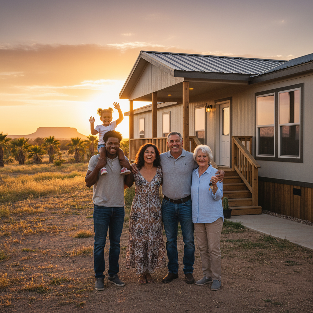 Happy mobile home sellers